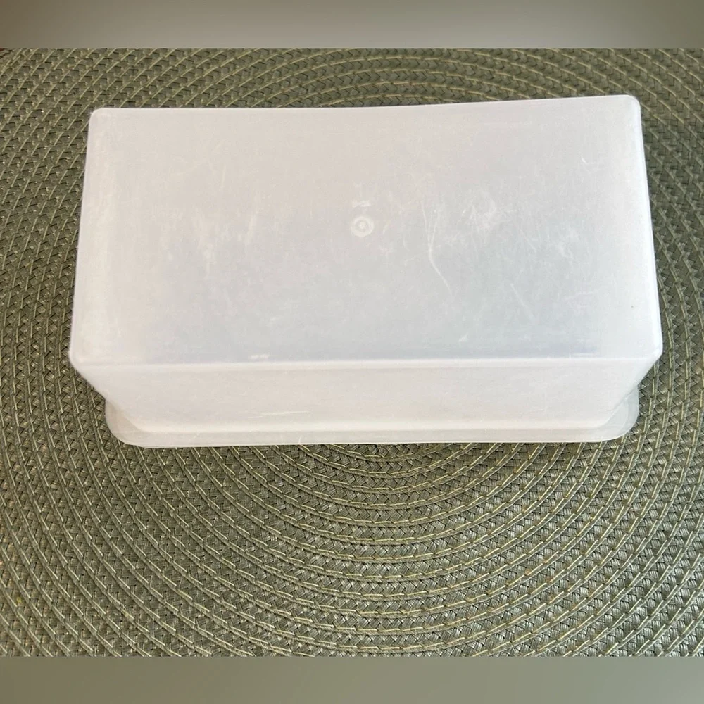 Vintage Marked 1954 Tupperware 1 # Butter Keeper with Lid Sheer 72-2 & 73-2 Read